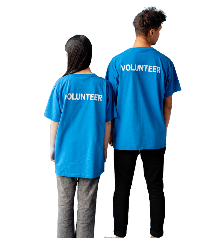 Volunteers form